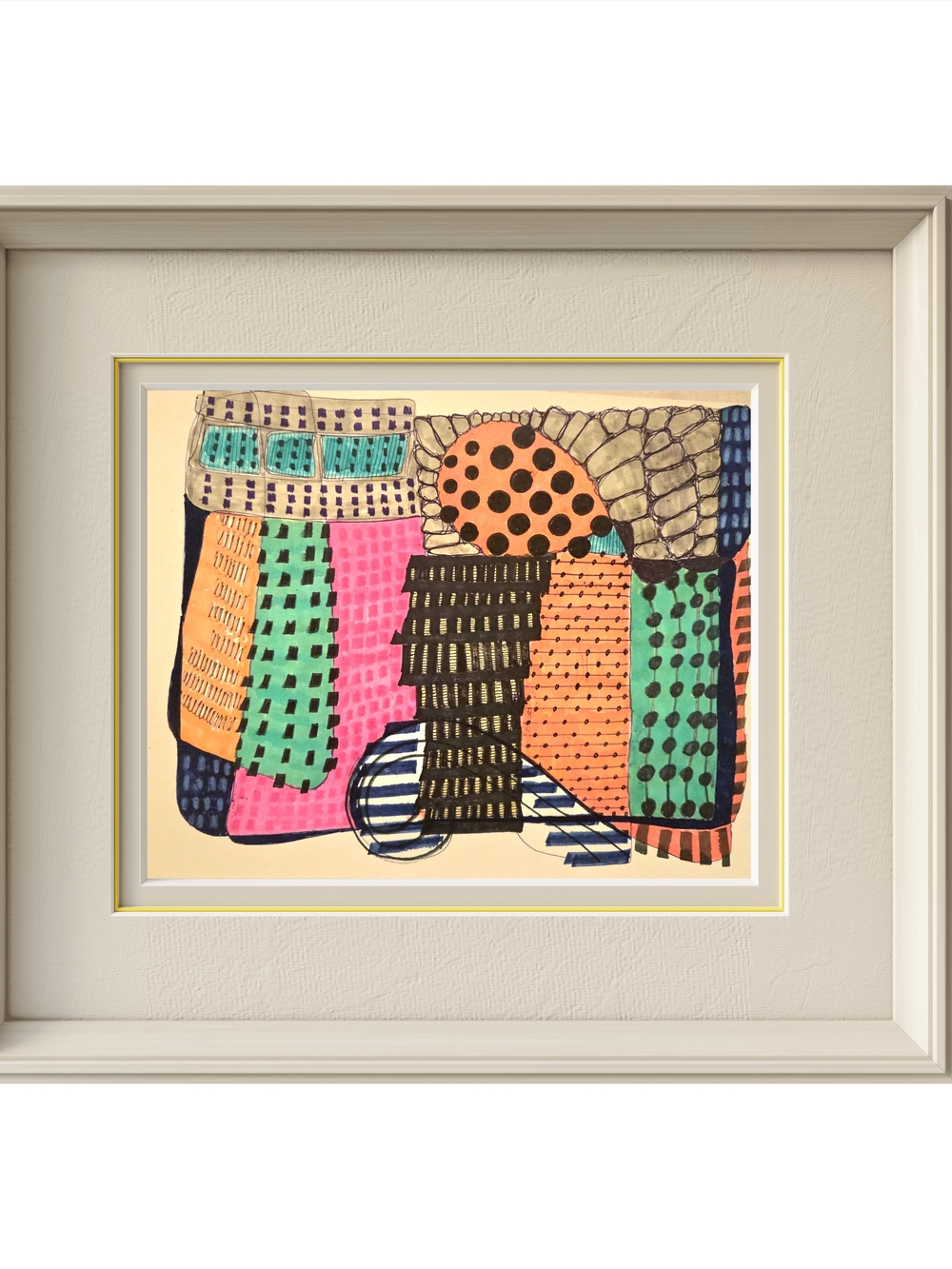 Abstract Patterned Art – Multicolor Contemporary Style